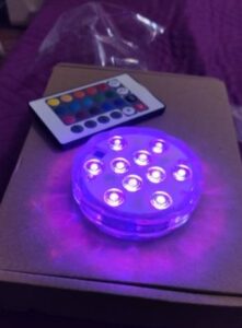 4 darabos vízálló RGB világító készlet + távirányító | AQUASHEIN photo review