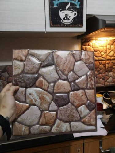 3D kőhatású falburkoló csempék – lehúzható és felragasztható | STONEBLOCKS photo review