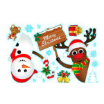 Karácsonyi matricák (90 db) | XMASCLINGS - Image 2