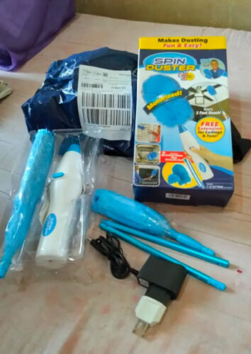 360 fokban forgó elektromos porolókefe | DUSTER photo review