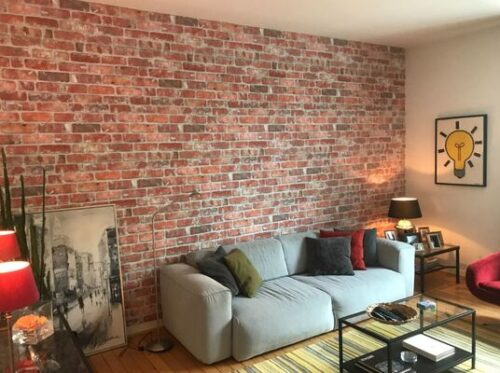 Öntapadós tégla tapéta (10 db/0,9 m²) | NYBRICK photo review