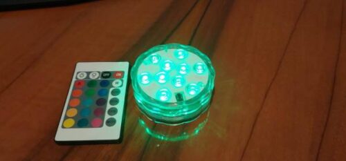 4 darabos vízálló RGB világító készlet + távirányító | AQUASHEIN photo review