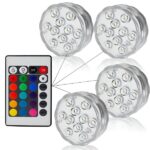 4 darabos vízálló RGB világító készlet + távirányító | AQUASHEIN - Image 4