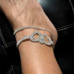 Szív mintázatú női bokalánc | DIAMONDS - Image 9