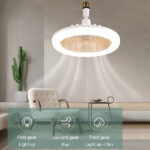 Mennyezeti ventilátor LED világítással | FANGLO - Image 9