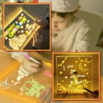LED Akril Világító Tábla 7 Jelölővel | LUMOBOARD