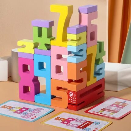 Montessori fa számkockák (20 db) | NUMBLOCK