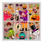 Halloween ablak matricák (10 matrica a készletben) | SPOOKCLINGS - Image 2