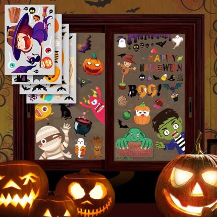 Halloween ablak matricák (10 matrica a készletben) | SPOOKCLINGS