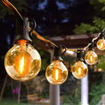 G40 gömb fényfüzér – 25 izzó, 7,5 m, bővíthető | YARDBULBS