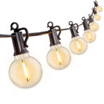 G40 gömb fényfüzér – 25 izzó, 7,5 m, bővíthető | YARDBULBS - Image 2
