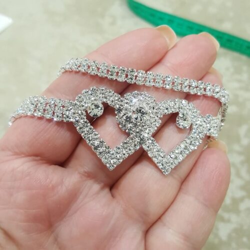 Szív mintázatú női bokalánc | DIAMONDS photo review