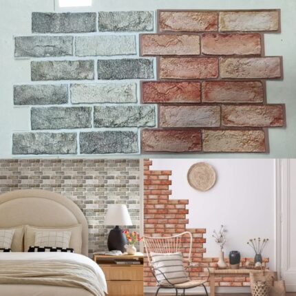 Öntapadós tégla tapéta (10 db/0,9 m²) | NYBRICK