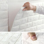 (5 darab) Öntapadós Tégla Tapéta 3D Mintával | BRICKSBY - Image 3