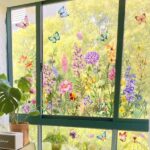 Élénk virágmintás ablakmatrica | FLORASTIK - Image 3