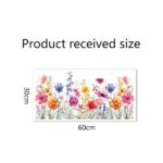 Élénk virágmintás ablakmatrica | FLORASTIK - Image 9