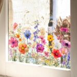 Élénk virágmintás ablakmatrica | FLORASTIK - Image 7