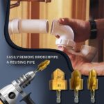 Nehéz igénybevételre tervezett csőmaró fúrószár készlet (3 db) | PIPEDRILL - Image 3