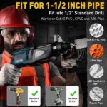 Nehéz igénybevételre tervezett csőmaró fúrószár készlet (3 db) | PIPEDRILL - Image 9