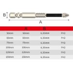 Erős mágneses csavarhúzó bit készlet (6 db) | SETDRILL - Image 10