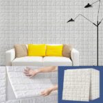 (5 darab) Öntapadós Tégla Tapéta 3D Mintával | BRICKSBY