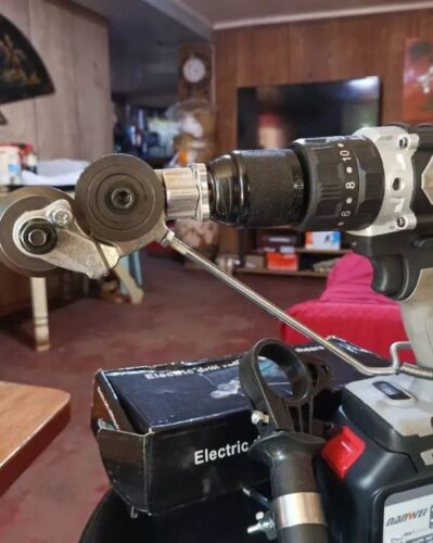 Fémvágó tartozék elektromos fúrógéphez | METALSLICER photo review