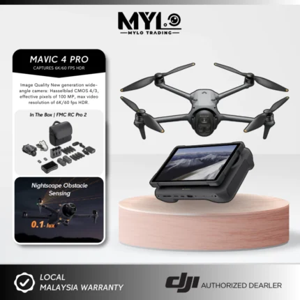 DJI Mavic 4 Pro – Kamerás drón | 100MP 4/3 CMOS Hasselblad kamera | 360°-os Infinity Gimbal | Csúcskategóriás távirányító